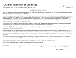 Office Financial Policies